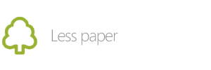 Use less paper